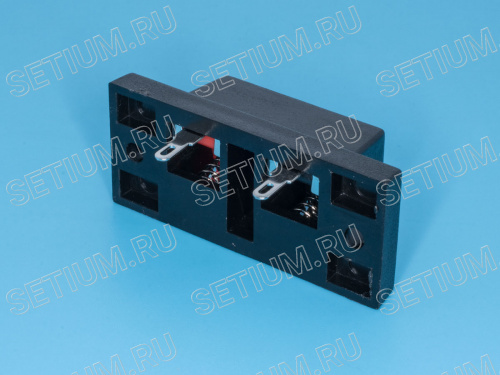 Клеммник 2 позиционный нажимной фото 3