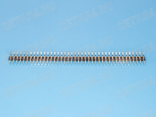Штыревой соединитель 1х40 шаг 2мм, прямой угол PLS2-40R фото 2