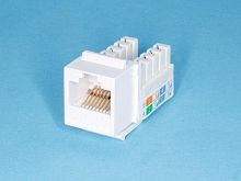 Модуль RJ-45 8P8C кат.6, Keystone, универсальный, компакт, PCnet 6KTN-D-00