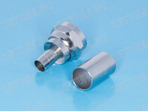 Разъем F вилка на кабель RG59,62, обжимной F-C59P фото 3