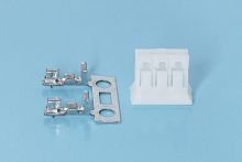 Разъем питания 3 контакта, гнездо на кабель, шаг 2мм MU-3F