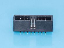 Разъем IDC 2х8 вилка на плату, шаг 2.54мм, поверхностный монтаж BHS-16