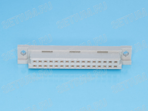 Разъем DIN 41612 32 контакта, гнездо, 2 ряда 612B/2-32F-1 фото 3