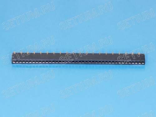 Разъем 1х40 гнездо, поверхностный монтаж, шаг 1,27мм PBS1.27-40A/BS фото 3