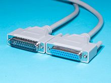 Кабель (шнур) RS-232 D-SUB 25 вилка - D-SUB 25 гнездо 25 пров. 1,8м SC-139