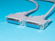 Кабель (шнур) RS-232 D-SUB 25 гнездо - D-SUB 25 гнездо 25 пров. 1,8м SCB-140