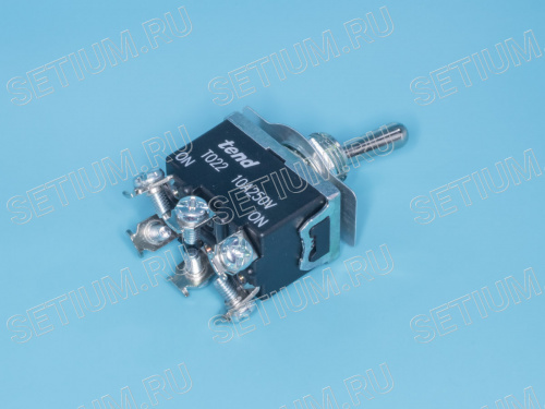 Тумблер 6 контактов, DPDP, вкл-вкл T022B фото 5