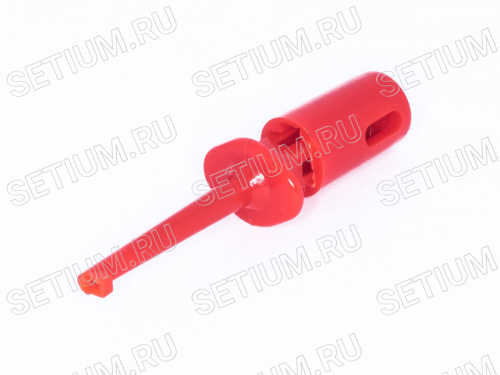 Щуп-зажим 40мм, красный ITB-40R