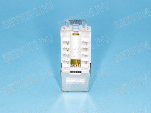Модуль RJ-45 8P8C кат.5e, Keystone,  универсальный, PCnet EKTV-UD-04 фото 4