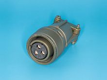 Разъём Amphenol серии MS  3 контакта, гнездо на кабель MS3106E-16-10S