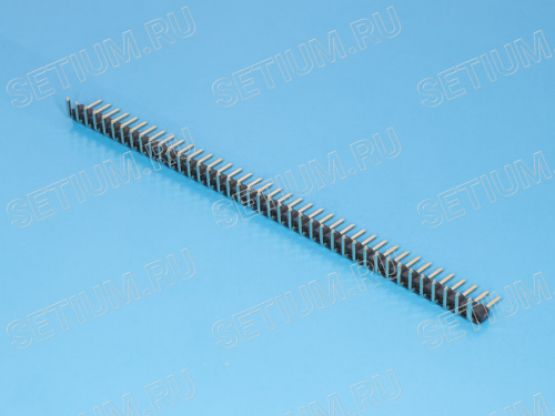 Штыревой соединитель 1х40 шаг 2мм, прямой угол PLS2-40R фото 3