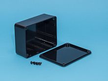 Корпус пластмассовый 100х77х41мм, черный BOX-3
