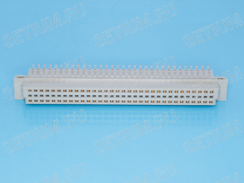 Разъем DIN 41612 64 контакта, гнездо, прямой угол, 3ряда 612R-64F-E фото 3