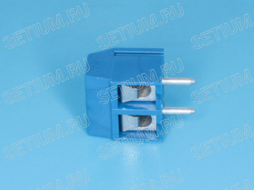 Клеммник с винтом 2 позиции, шаг 5,00мм фото 2 Клеммник с винтом 2 позиции, шаг 5,00мм фото 2