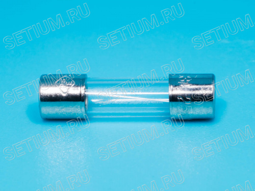 Предохранитель 5х20мм, стеклянный, быстрый, 6.3A/250В (GFE) FS-52GF-6.3/250 фото 2