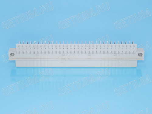 Разъем DIN 41612 64 контакта, гнездо, прямой угол, 3ряда 612R-64F-E фото 2