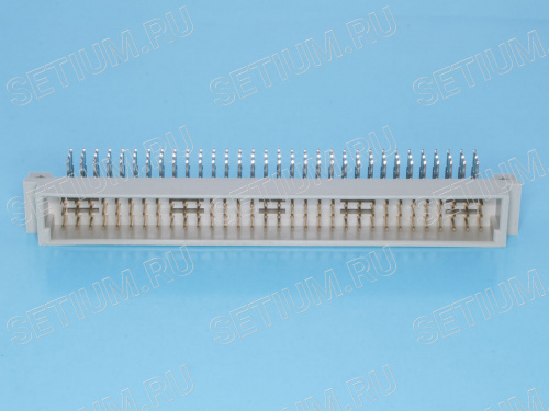 Разъем DIN 41612 96 контактов, вилка, прямой угол 612C-96M фото 3