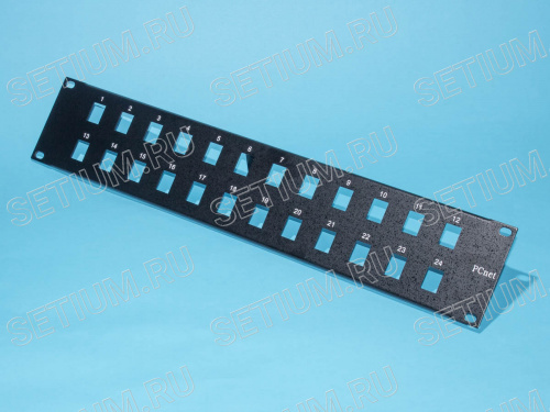 Рамка для патч-панели 19", 24 порта, 2U PLK24-O фото 2