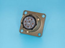 Разъём Amphenol серии 62IN  8 контактов, гнездо на блок 62IN-12E-12-8S