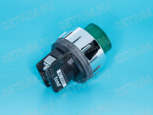 Лампа неоновая 220 В, d 25 мм, зеленая TPNFR-302G фото 4