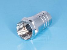 Разъем F вилка на кабель RG-6, обжимной F-C6P