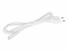 Кабель (шнур) питания 220В CEE7/16 - C7, для аудиотехники, белый, 2.5А, 1,8м SCZ-20 W