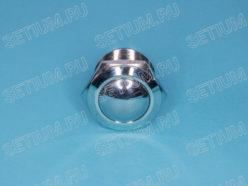 Кнопка круглая 220В 2А, крепление гайка																																															 PSW-14 фото 4