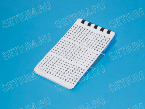 Маркер записная книжка цифры 0-15, буквы WMB-2 фото 4