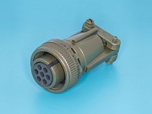 Разъём Amphenol серии MS  7 контактов, гнездо на кабель MS3106E-14S-A7S