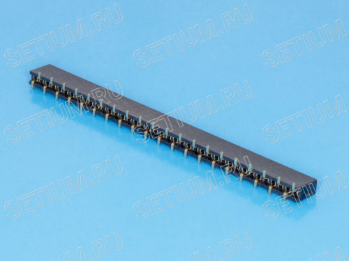 Разъем 1х40 гнездо, поверхностный монтаж, шаг 1,27мм PBS1.27-40A/BS фото 4