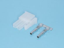 Разъем питания Mini-Fit 2 контакта, гнездо на кабель, шаг 4,2мм MF-2F