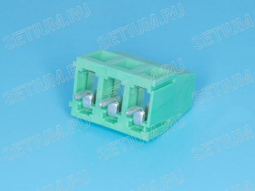 Клеммник с винтом 3 позиции, шаг 5,00мм фото 4