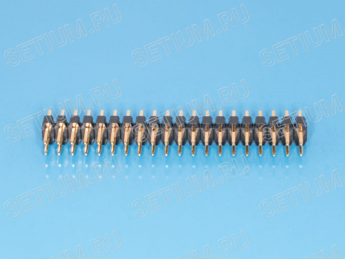 Штыревой соединитель 2х20 шаг 2мм фото 2 Штыревой соединитель 2х20 шаг 2мм PLD2-40 фото 2