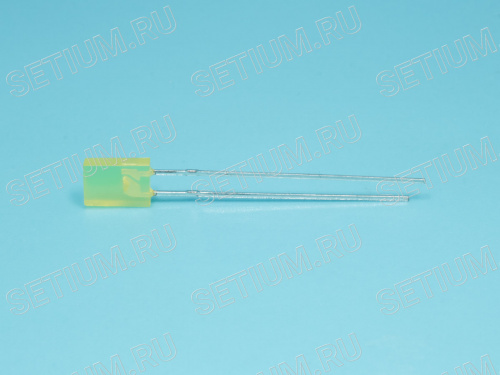 Светодиод 2х5мм, желтый, 5.0 mcd LY5230 фото 3