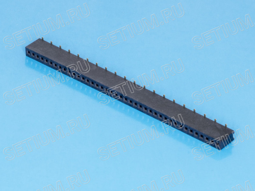 Разъем 1х40 гнездо, поверхностный монтаж, шаг 1,27мм PBS1.27-40A/BS фото 5