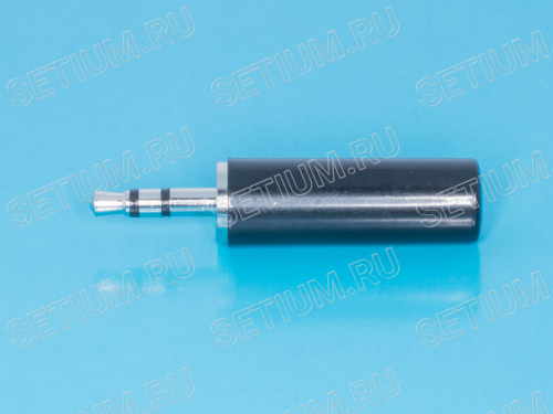 Штекер аудио 2,5мм, стерео, пластмассовый корпус AUD-31 фото 4