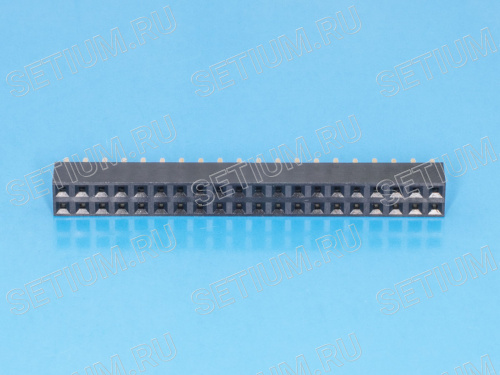 Разъем 2х20 гнездо на плату, шаг 2мм фото 3 Разъем 2х20 гнездо на плату, шаг 2мм PBD2-40 фото 3
