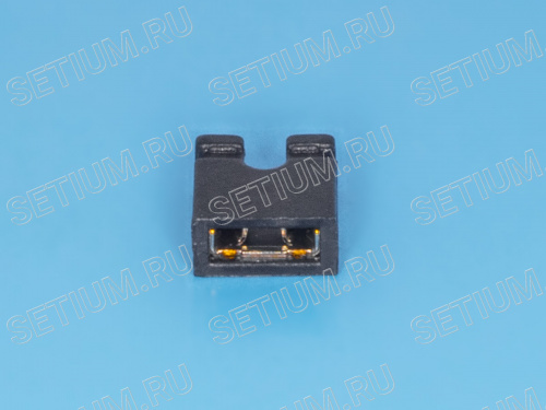 Джампер 6мм, шаг 2,54мм, открытый, 2 контакта MJ-0 фото 3