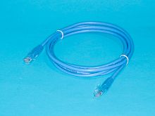 Патч-корд (шнур) RJ-45 - RJ-45 кат.5е, 2м, синий SC03-8P8C2-B