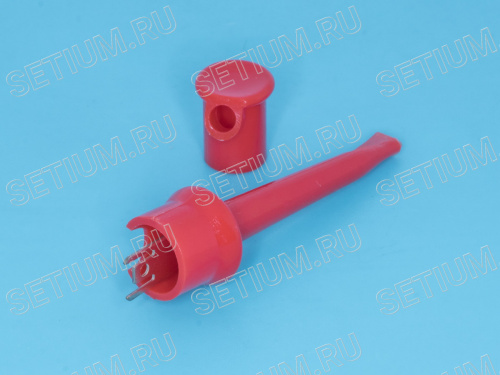 Щуп-зажим 57мм, красный ITB-57R фото 3