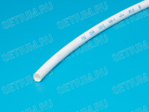 Кембрик термоусадочный F32-2,0 белый F32-2.0-W фото 3