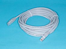 Патч-корд (шнур) RJ-45 - RJ-45 кат.6, 5м, серый SC06-8P8C5