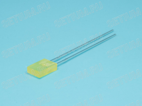 Светодиод 2х5мм, желтый, 5.0 mcd LY5230