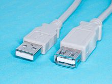 Кабель USB, тип А-А, вилка-гнездо, 1,8 метра 9080-1,8M