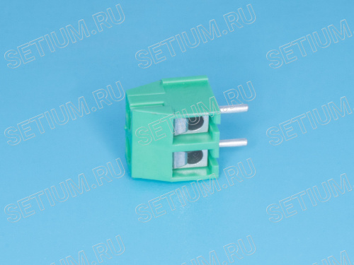 Клеммник с винтом 2 позиции, шаг 3,8мм фото 3 Клеммник с винтом 2 позиции, шаг 3,8мм фото 3