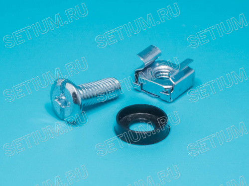 Набор винт-шайба-гайка М6 (100 шт.) KPF 6Х16-100