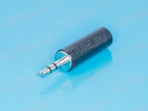 Штекер аудио 2,5мм, стерео, пластмассовый корпус AUD-31 фото 3