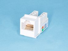 Модуль RJ-45 8P8C кат.5e, Keystone, универсальный, компакт, белый, PCnet EKTN-D-04