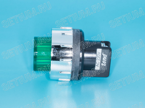 Лампа неоновая 220 В, d 25 мм, зеленая TPNFR-302G фото 3