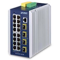 Промышленный управляемый L3 коммутатор Planet 16 портов 10/100/1000 Мб/с, 4 слота SFP 1000/2500 Мб/с IGS-6325-16T4S